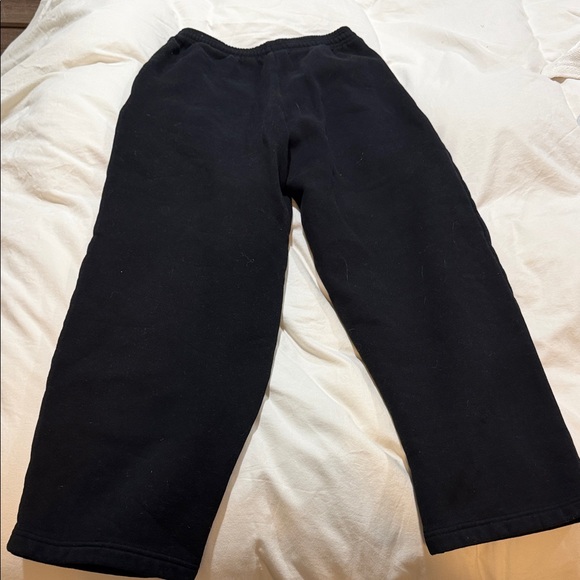 Aritzia Boyfriend Fit Black Sweatfleece Cozy Fleece Sweatpants xs - Picture 4 of 4